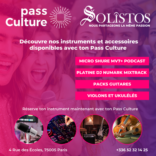 Le Pass Culture : Une opportunité unique pour les passionnés de musique chez Solistos