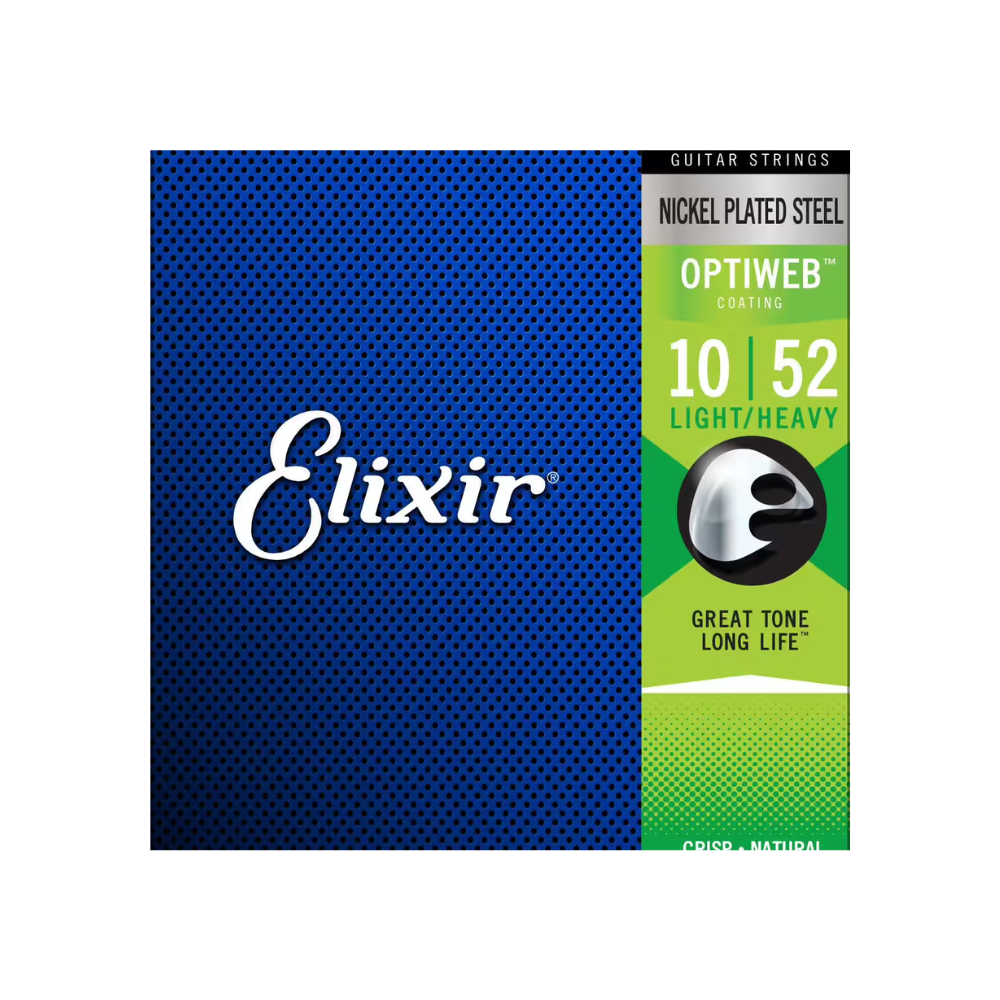 Elixir 19077 Optiweb Light/Heavy 10-52