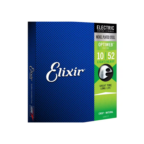 Elixir 19077 Optiweb Light/Heavy 10-52