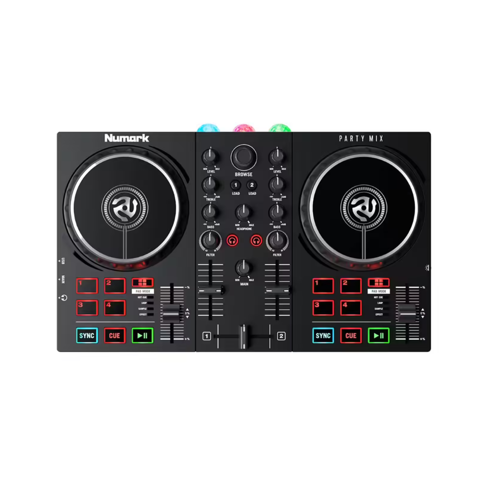 Platine DJ Numark Party Mix 2 – Contrôleur DJ 2 Voies