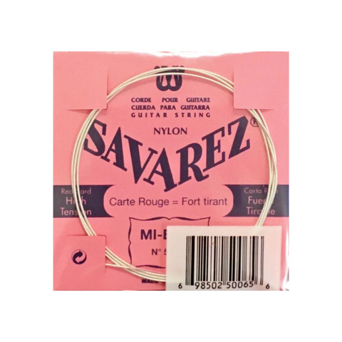 Savarez Classic 520R Carte Rouge Tension Forte - jeu de 6 cordes